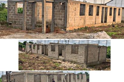 Uncompleted 2-Bedroom Flat + 2 Units of Room & Parlour Self-Contained for Sale at Oke Ore, Atan Ota