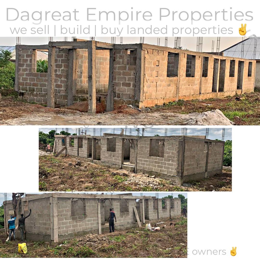 Uncompleted 2-Bedroom Flat + 2 Units of Room & Parlour Self-Contained for Sale at Oke Ore, Atan Ota