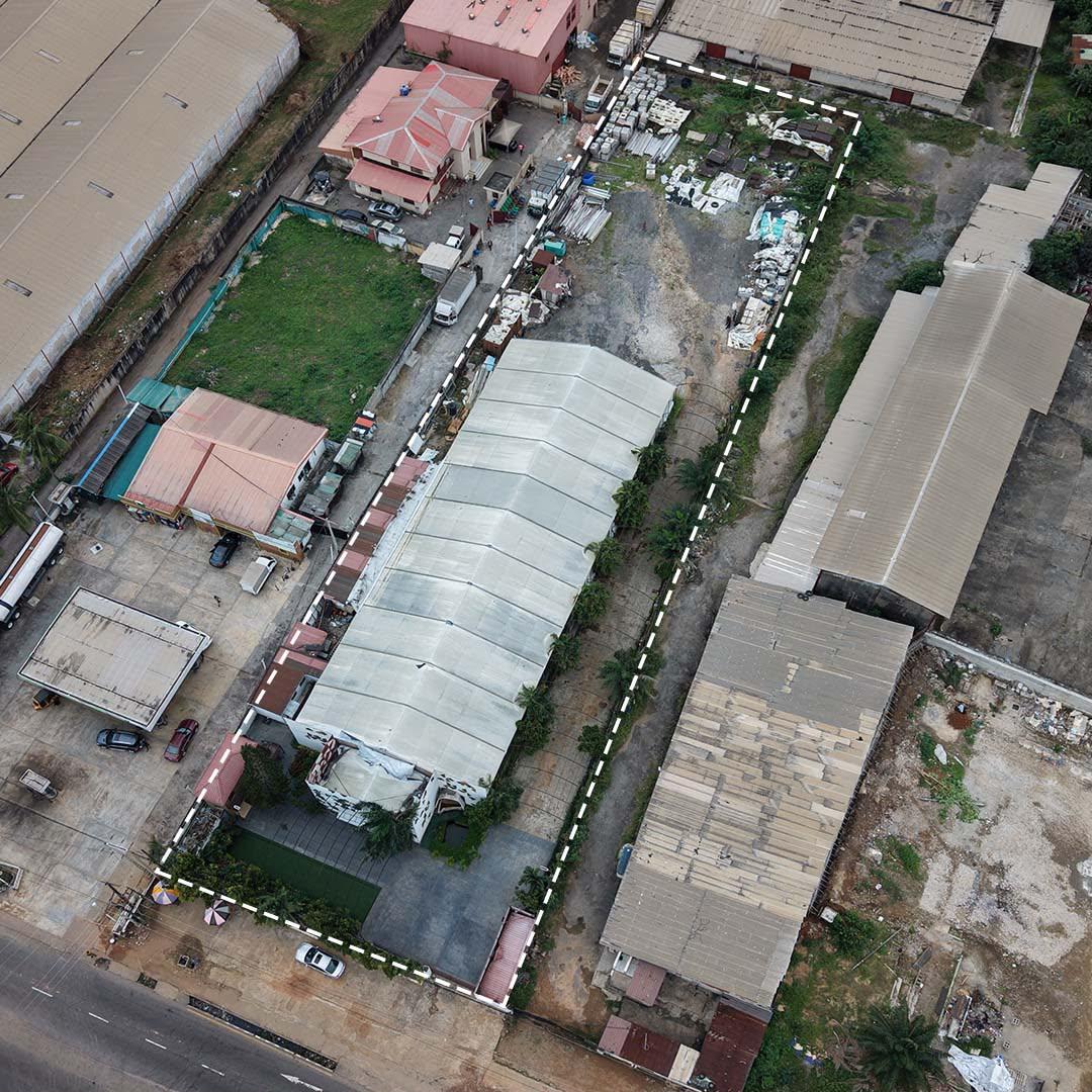 4,430SQM Commercial Land with Structure at Oregun, Ikeja