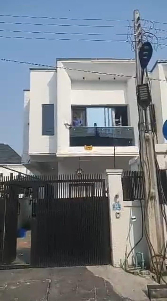 4-Bedroom Semi-Detached Duplex with Self Compound for Sale at Chevron Alternative, Lekki