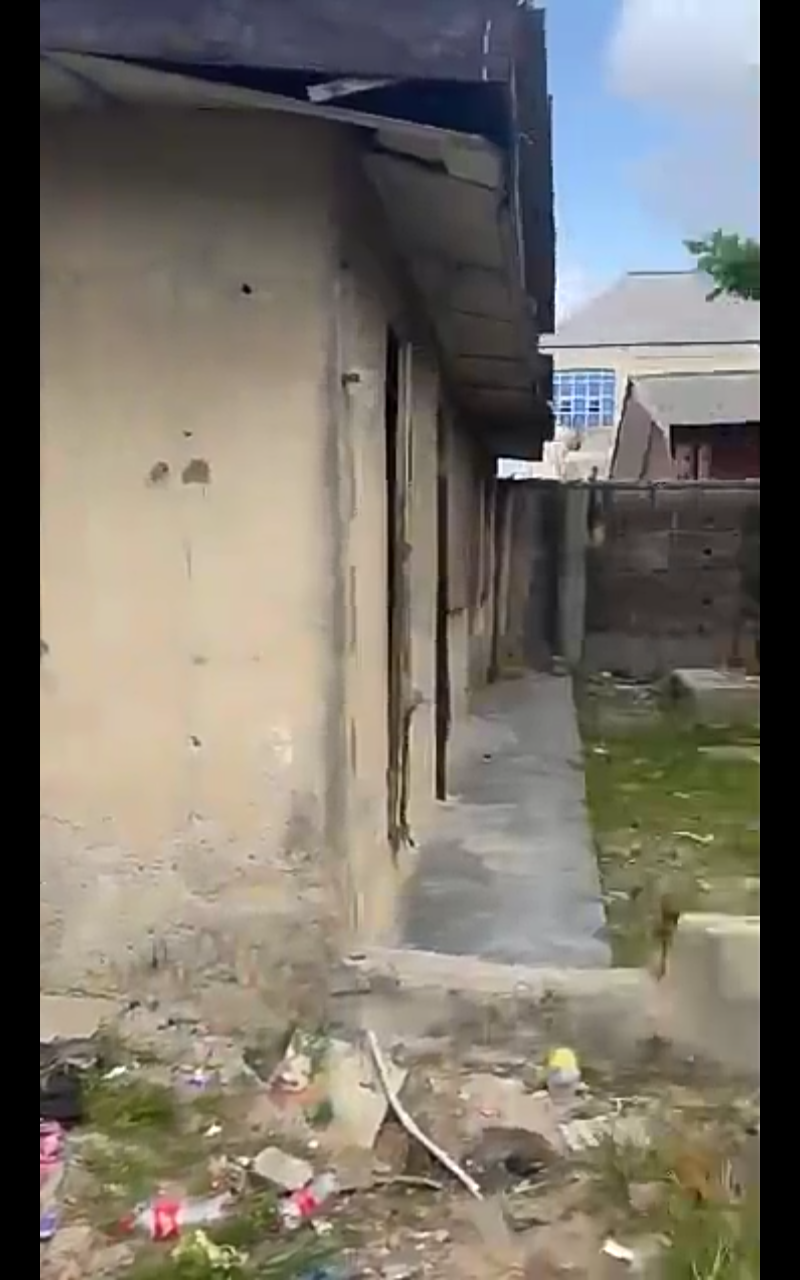 Half Plot of Dry Land for Sale at Gloryland Estate, Ago Palace Way