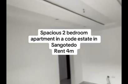 2-Bedroom Flat for Rent at Sangotedo