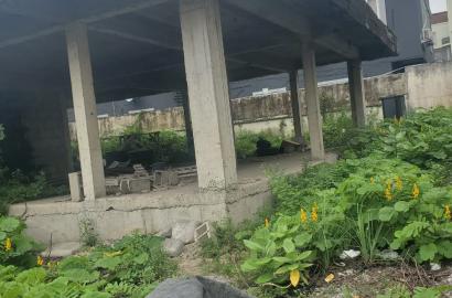 505sqm Land with Decked Uncompleted Building for Sale at Nike Art Gallery Road, Lekki Phase 1