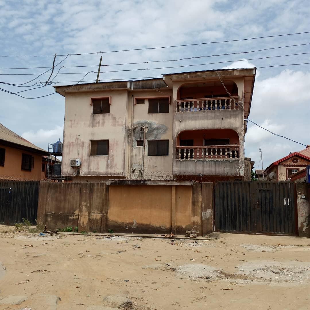 Block of 8 Flats for Sale at Oke-Afa, Lagos