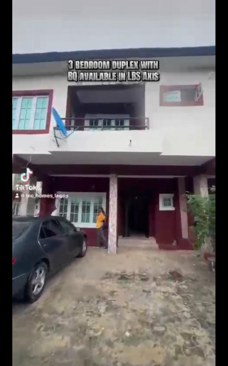 3-bedroom corner-piece terrace duplex to let – lbs, ajah