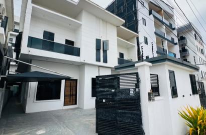 4-bedroom semi-detached duplex with room bq – lekki phase 1