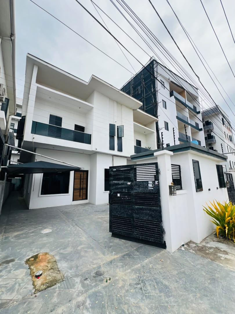 4-bedroom semi-detached duplex with room bq – lekki phase 1