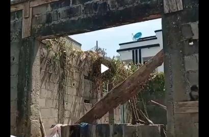 Half Plot of Land with Structure in Peninsula Garden Estate, Sangotedo