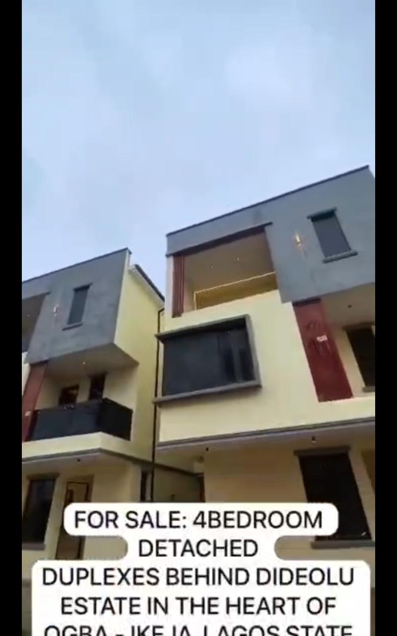 4-Bedroom Detached Duplex at Ogba, Ikeja