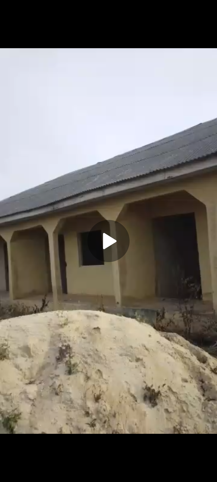 Newly built 3 unit of mini flat on full plot of land for sale@Sango Otta, Ogun state.