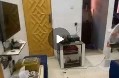 Decent spacious studio apartment upflat. @Sawmail Gbagada Lagos