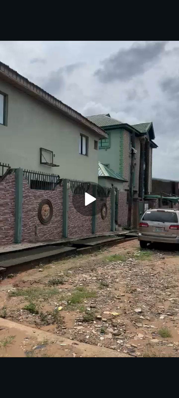 Hotel on 5 plot of land for sale @ igando very close to main road lasu express .