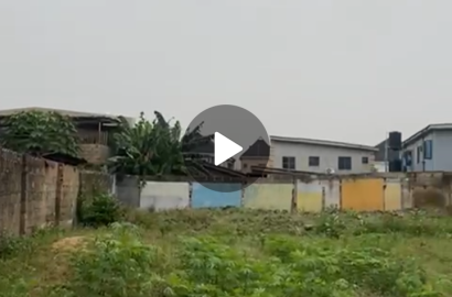 Commercial two (2) plots of land together along Idimu Egbeda road.