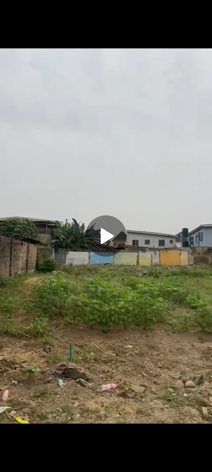 Commercial two (2) plots of land together along Idimu Egbeda road.