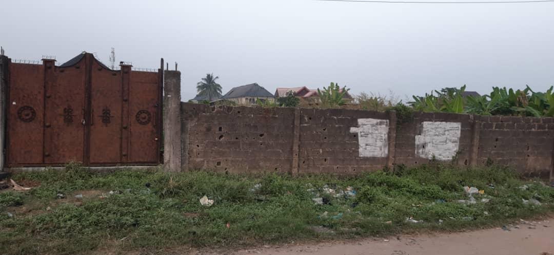 Full Plot of Land with Foundation at Isheri Road