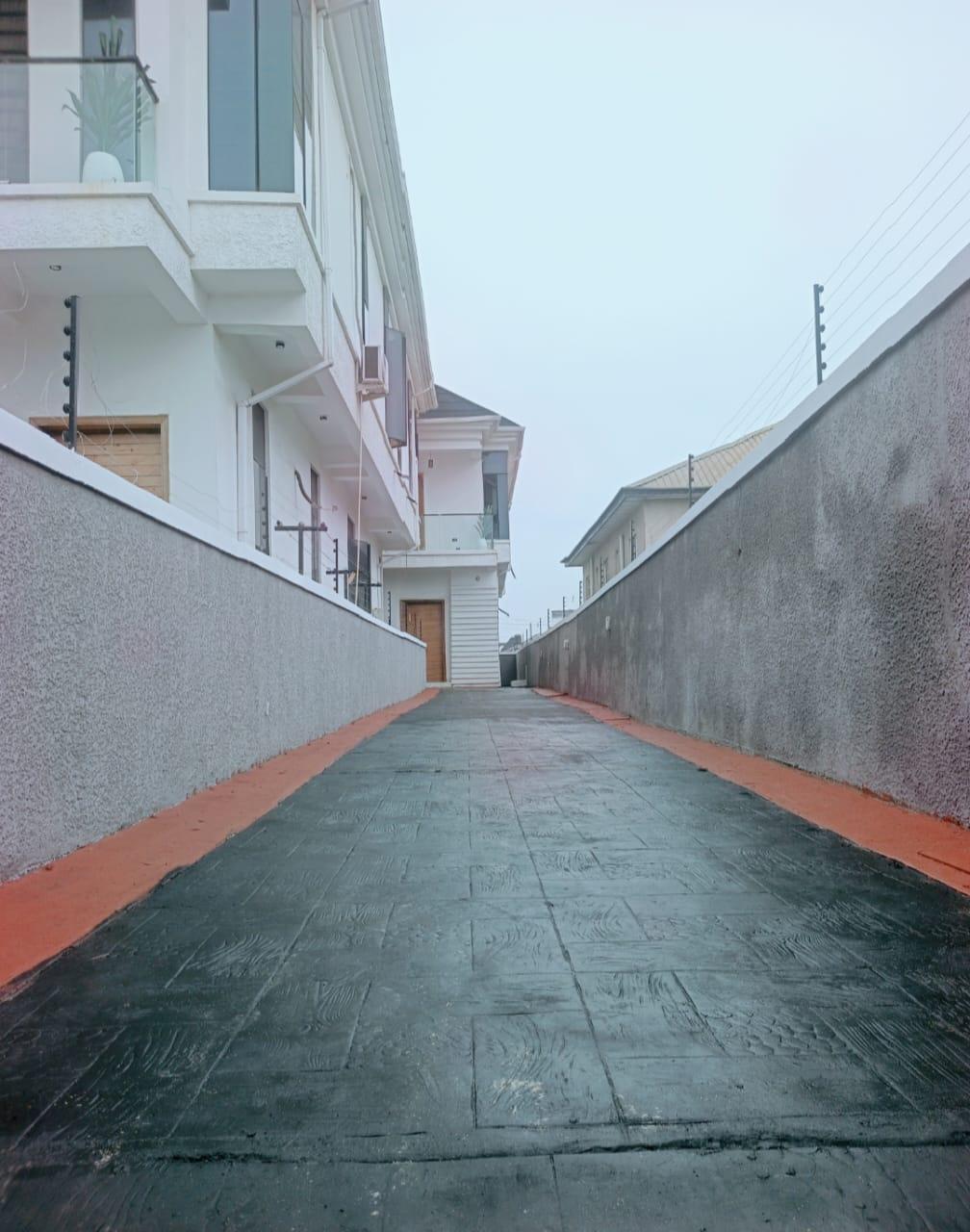 4-Bedroom Semi-Detached Duplex with BQ at Mega Chicken, Ikota