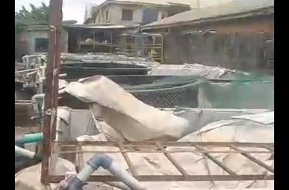 Bungalow + 10 Mini Flats + 10 Shops + 9 Fish Ponds @ Oke-Afa