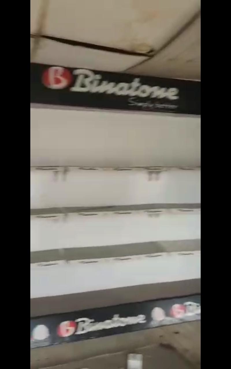 Twin Shops with Extra Store in Strategic Location at Ikotun
