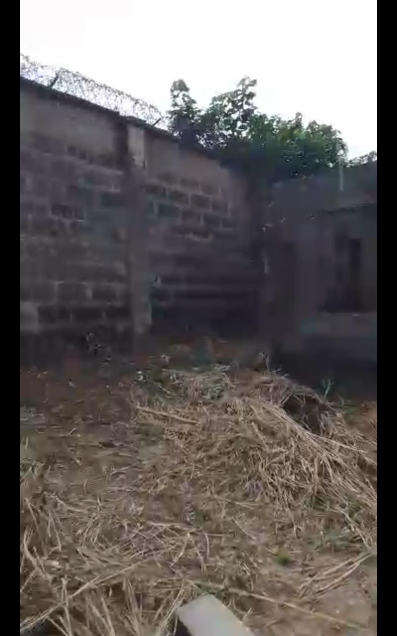 Half Plot with Uncompleted Building for Sale at Unity Estate, Ikotun