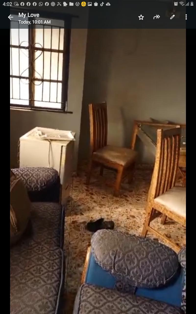 3-Bedroom Upstairs Flat with Private Staircase at Oke-Afa, Isolo