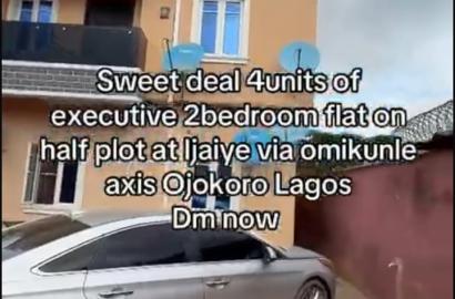 4 Executive 2-Bedroom Flats for Sale at Ijaiye/Ojokoro, Lagos