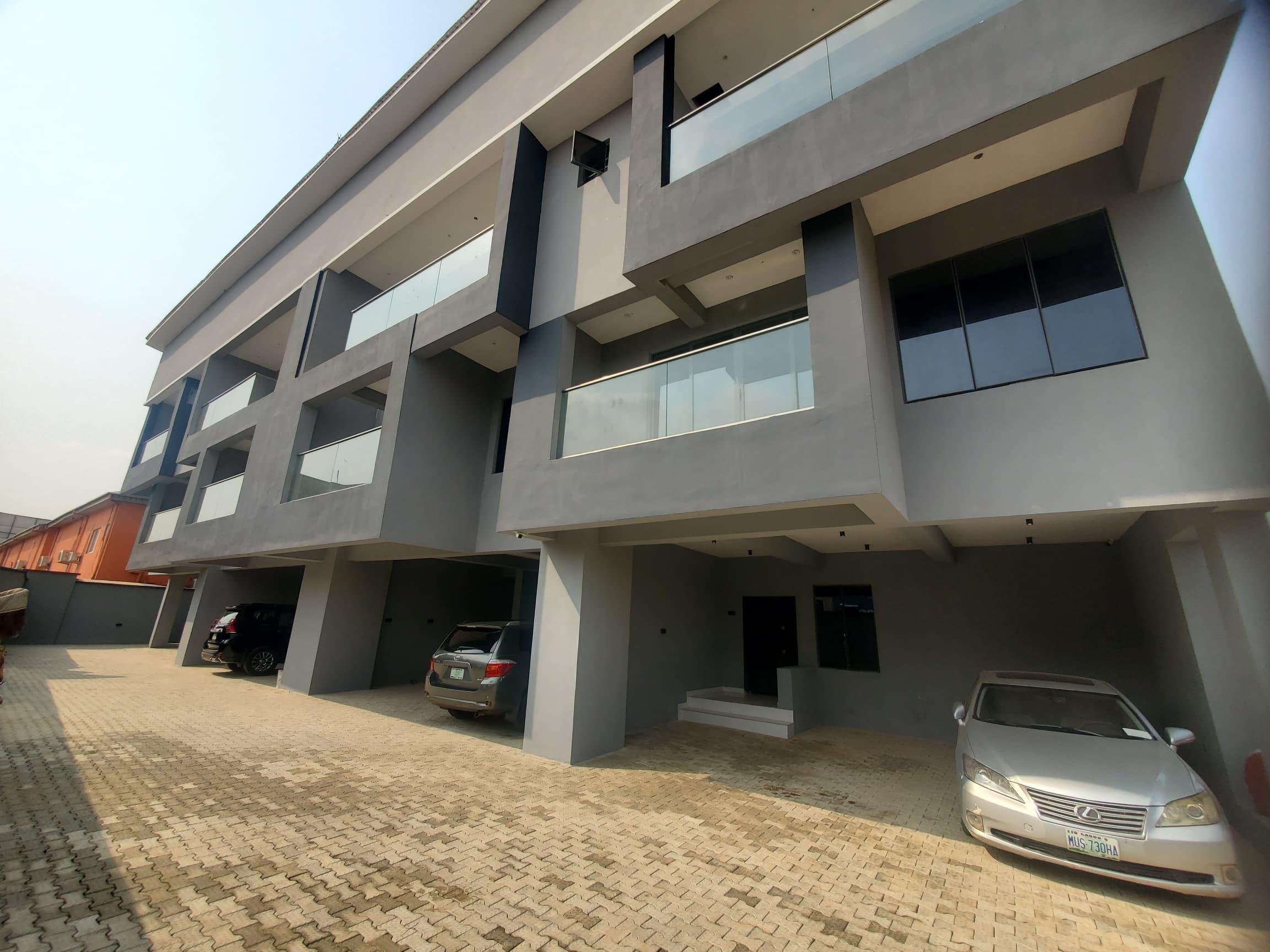 Newly Built 5-Bedroom Terrace House with Ground Floor Parking – Ajao Estate, Lagos