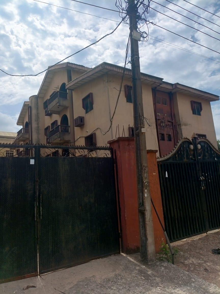 Block of 8 Flats with Warehouse for Sale – Okota, Isolo, Lagos