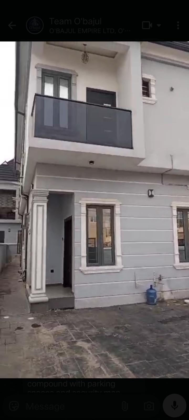 Modern 4 Bedroom Semi-Detached Duplex – Medina Estate, Gbagada