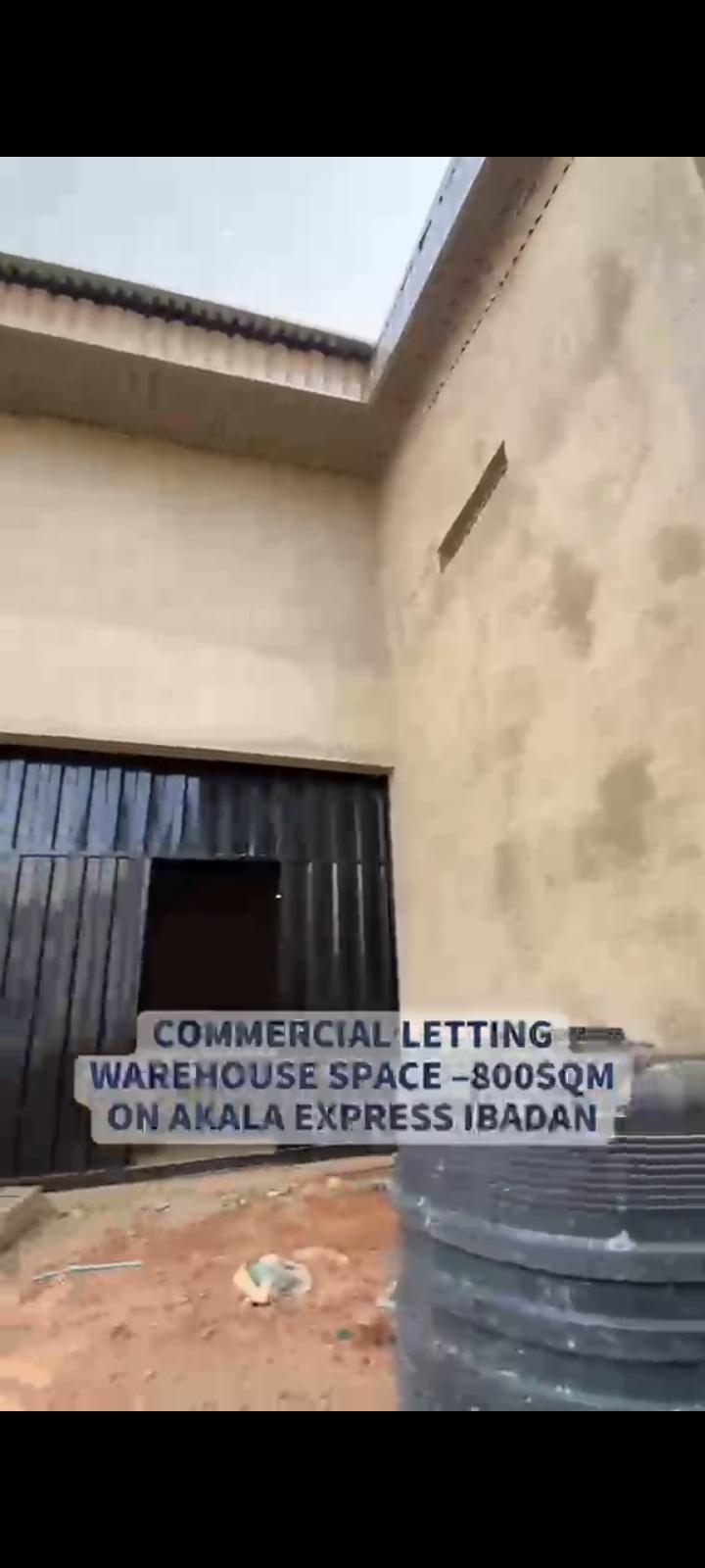 800sqm Warehouse Space for Rent at Akala Express, Ibadan