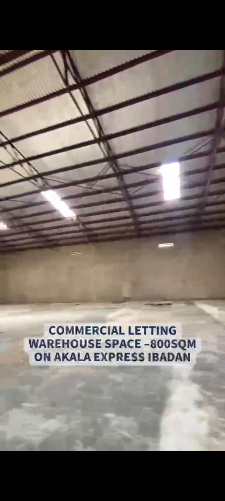 800sqm Warehouse Space for Rent at Akala Express, Ibadan