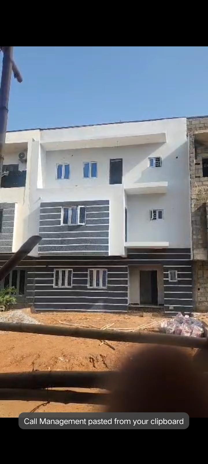 Newly Built 4-Bedroom Terrace Duplex for Sale – Katampe Main, Abuja
