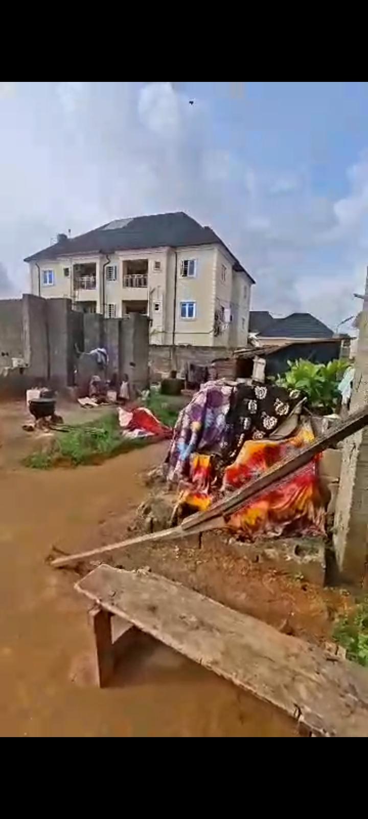 Full Plot of Land with Uncompleted Structure for Sale – Parkview Estate, Okota, Lagos