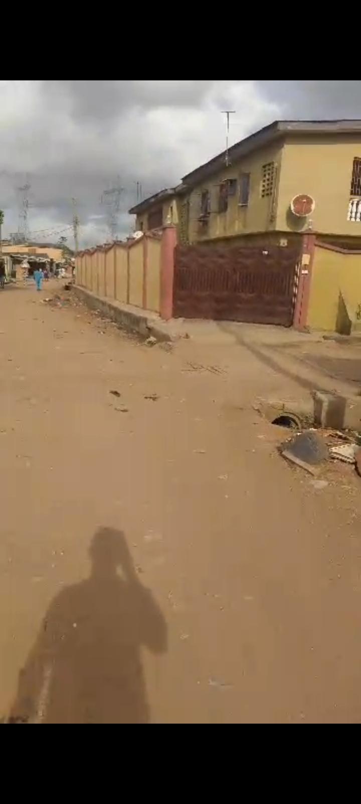 Two nos two bed room flat at ikere street on full plot of land with cofo