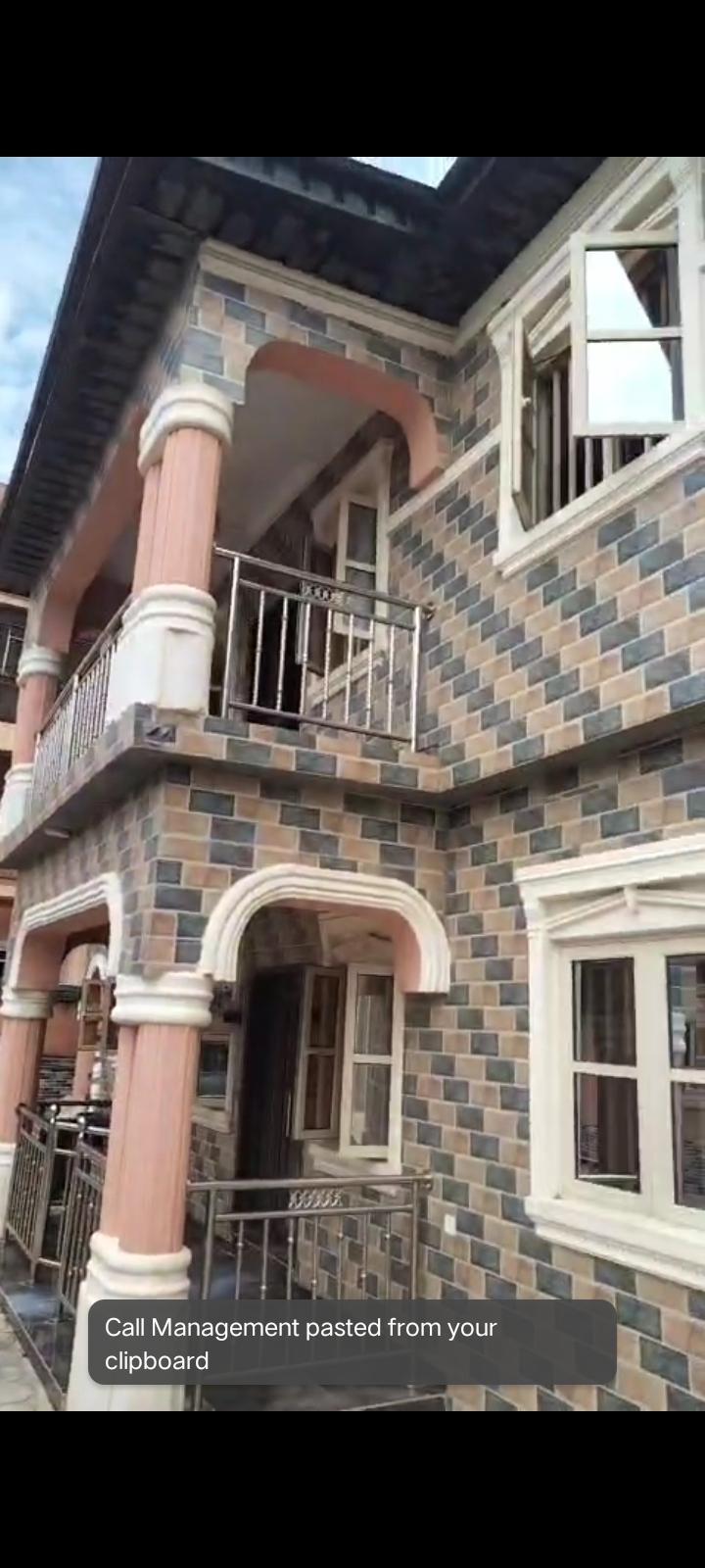 🏡 TO LET Spacious 2-Bedroom Flat (Downstairs) 📍 Location: Divine Estate, Ago Palace, Lagos