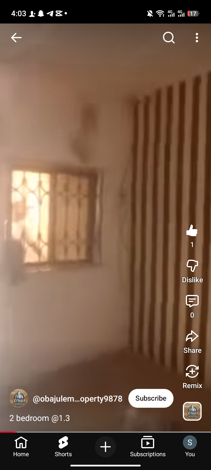 2 Bedroom flat is situated in Oke-Afa axis for any TRIBE