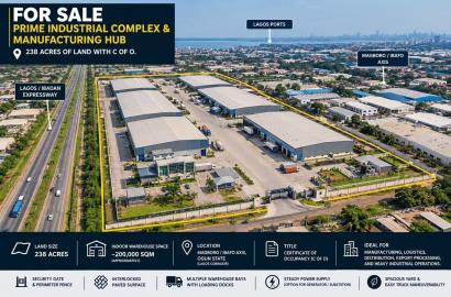 238-Acre Industrial Complex for Sale at Magboro/Ibafo, Ogun State