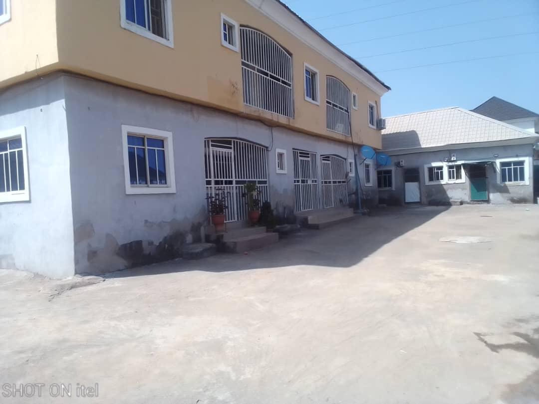 4 units of standard 2 bedroom block of flats and 2 units of self contain is available for sale at F14 District, Kubwa.