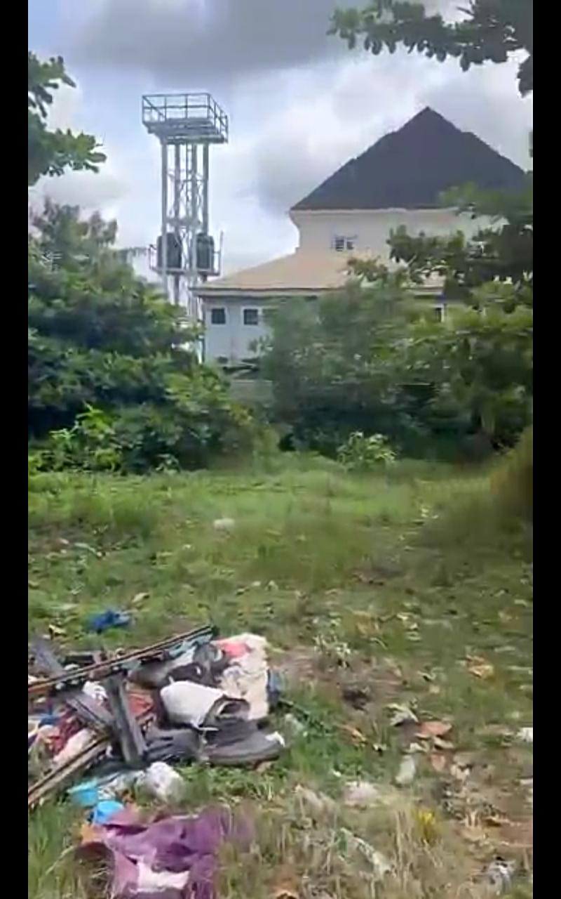Half Plot of Dry Land for Sale at Gloryland Estate, Ago Palace Way