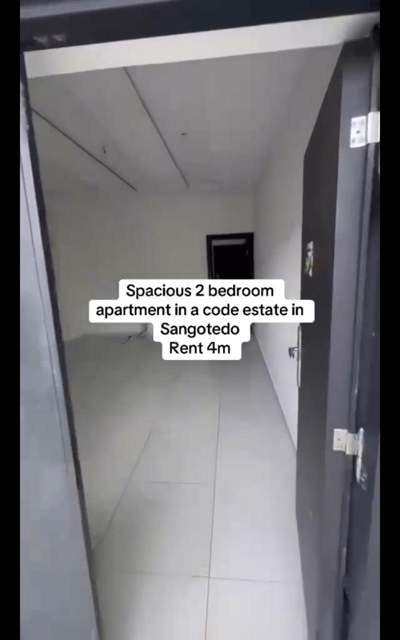 2-Bedroom Flat for Rent at Sangotedo