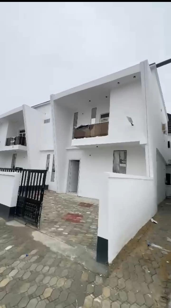 Newly Built 4-Bedroom Semi-Detached Duplex with Self Compound at Ikota GRA, Lekki