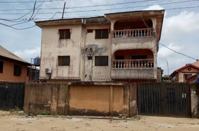 Block of 8 Flats for Sale at Oke-Afa, Lagos