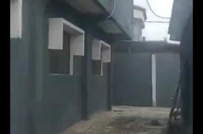 Block of 4 Units of 3-Bedroom Flats + 5-Bedroom Duplex with BQ & Shop for Sale at Canoe, Oke Afa, Lagos