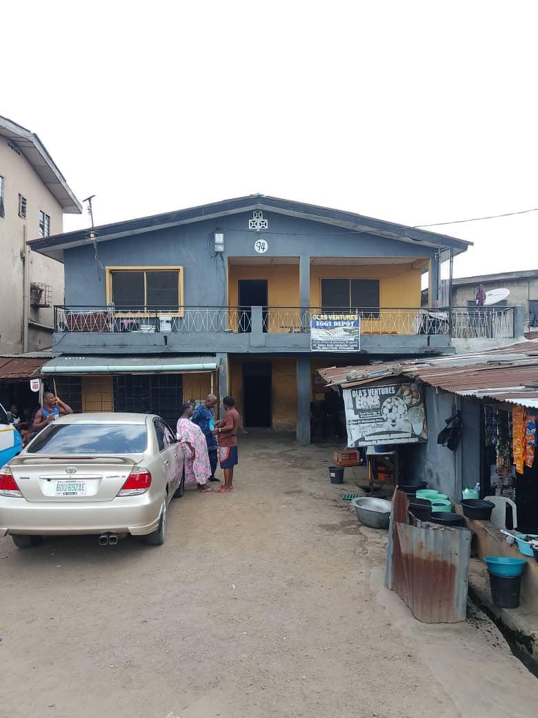 One-Storey Block of Flats for Sale at Ijesha, Surulere