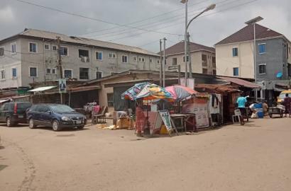 Demolishable Bungalow on Corner Piece for Sale at Awoseyin Street, Onipanu, Lagos