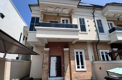 4-bedroom semi-detached duplex with bq for sale – agungi, lekki