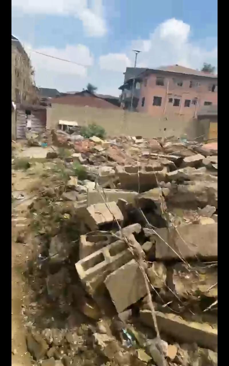 2-Plots Land with Demolishable Bungalow at Surulere