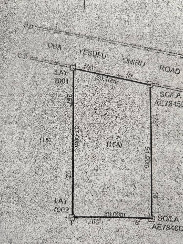 Oniru VI Joint Venture Land — 1,600SQM Off City of David