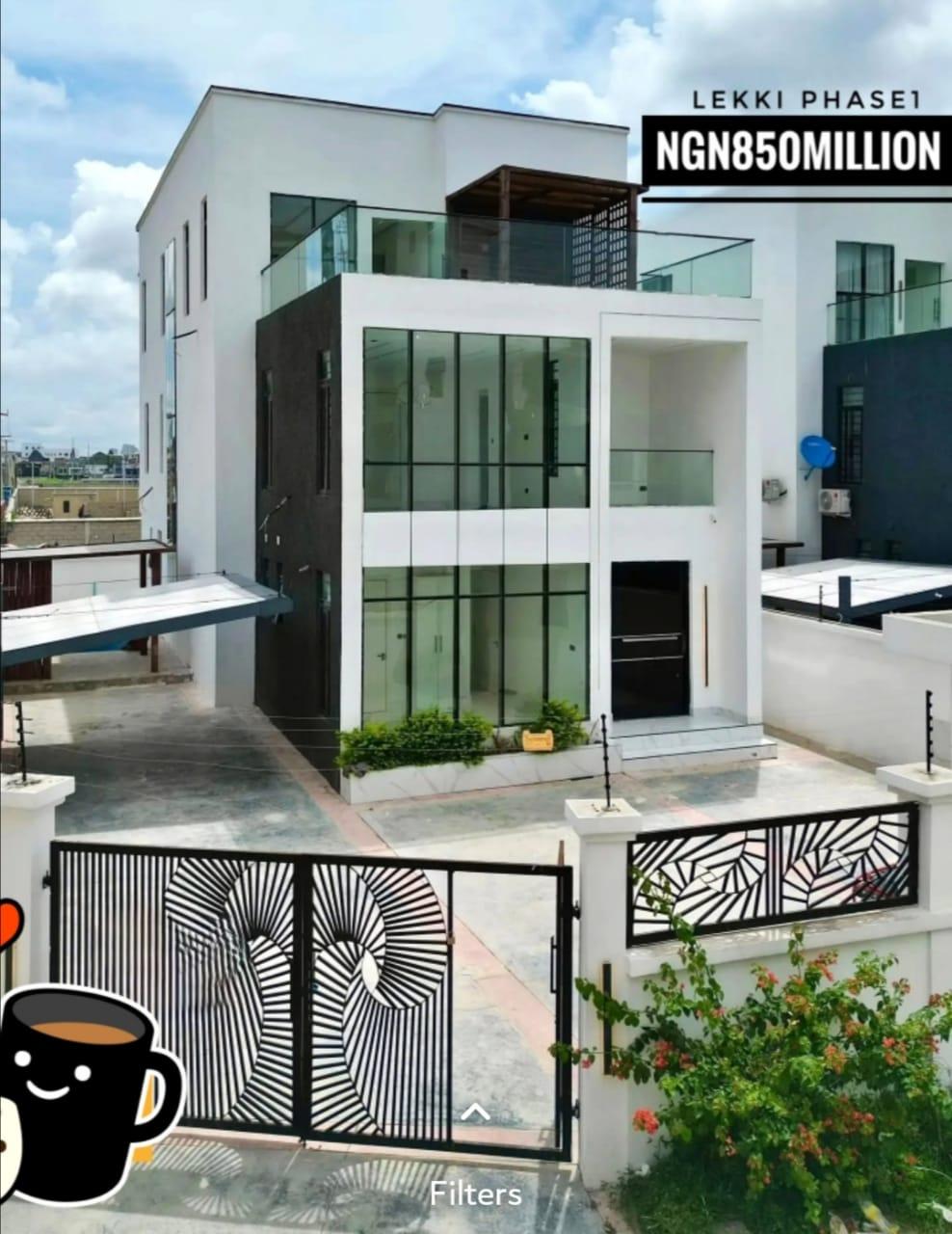 5-Bedroom House + Pool, Cinema & Rooftop Terrace – Lekki Phase 1