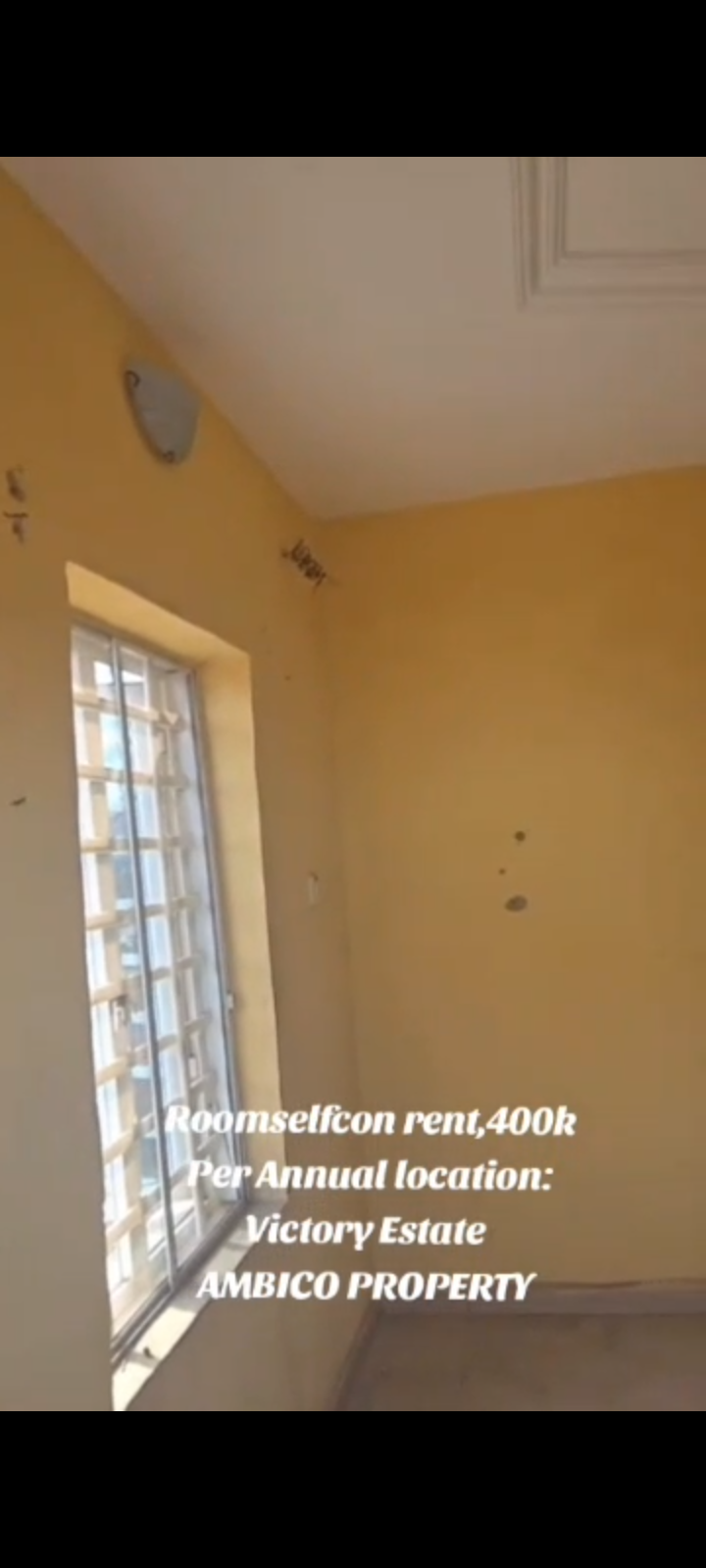 Roomselfcon rent 400k per annual location Idimu road,