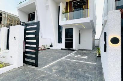 EXQUISITELY CARVED 4 BED SEMI-DETACHED HOME WITH BQ @IKOTA, LEKKI